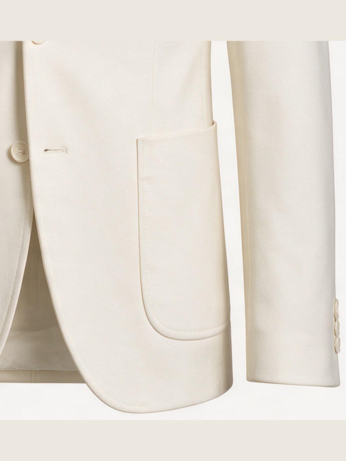 Blazer, Cream, cuff