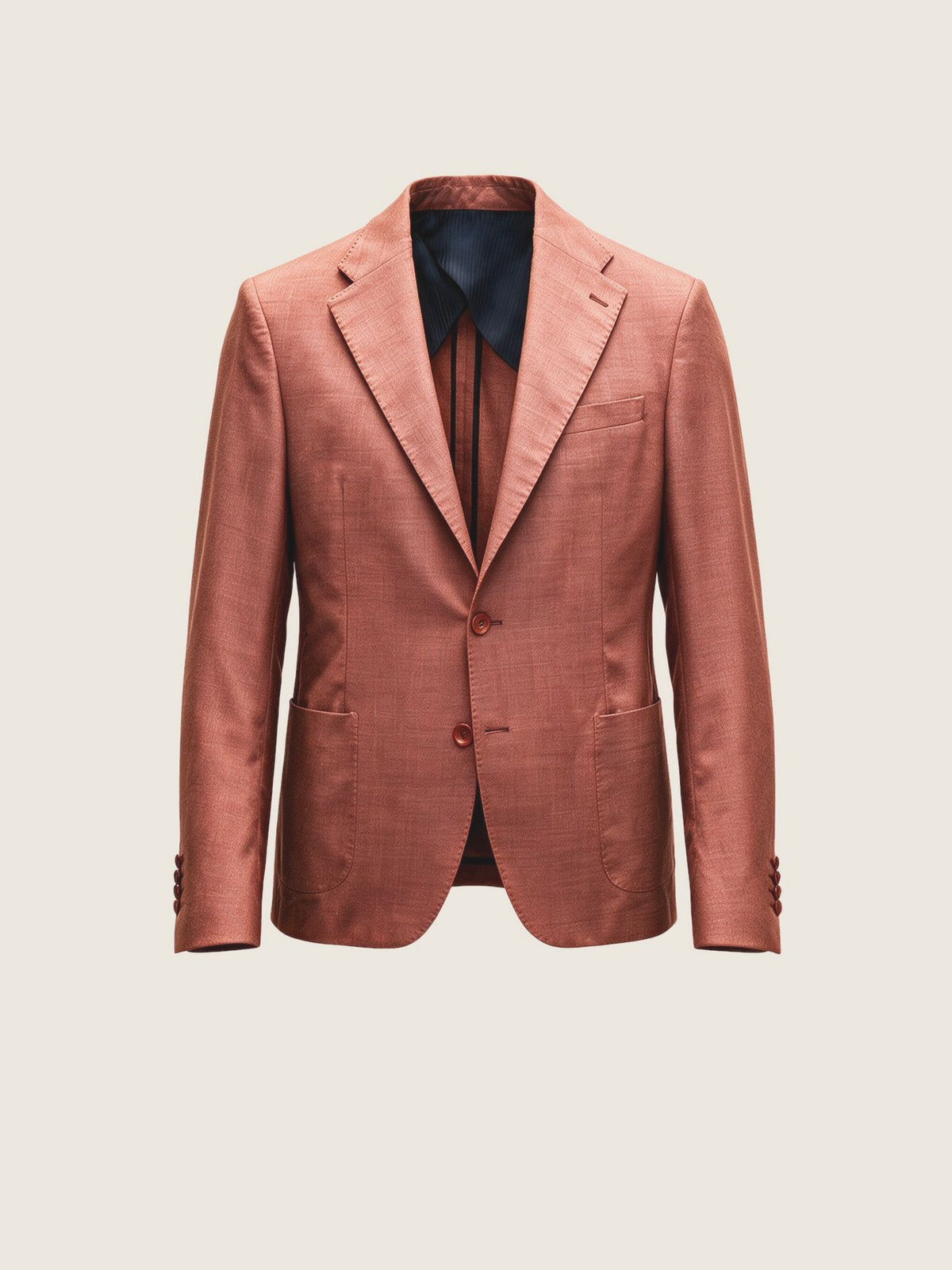 Blazer, Rust, front view on a plain background