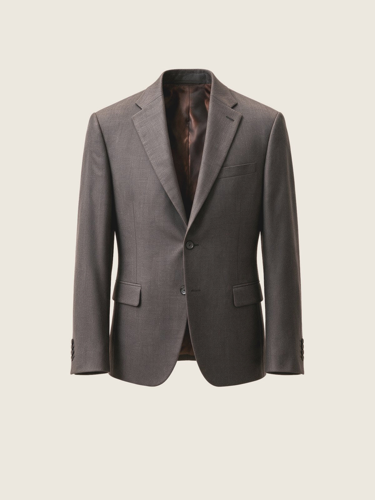 Blazer, Warm Brown, front view on a plain background