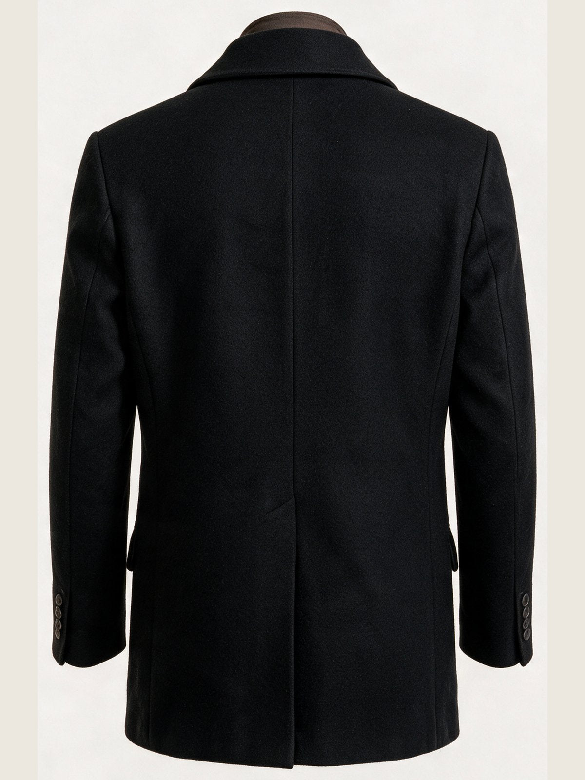 Car Coat, Black, back view
