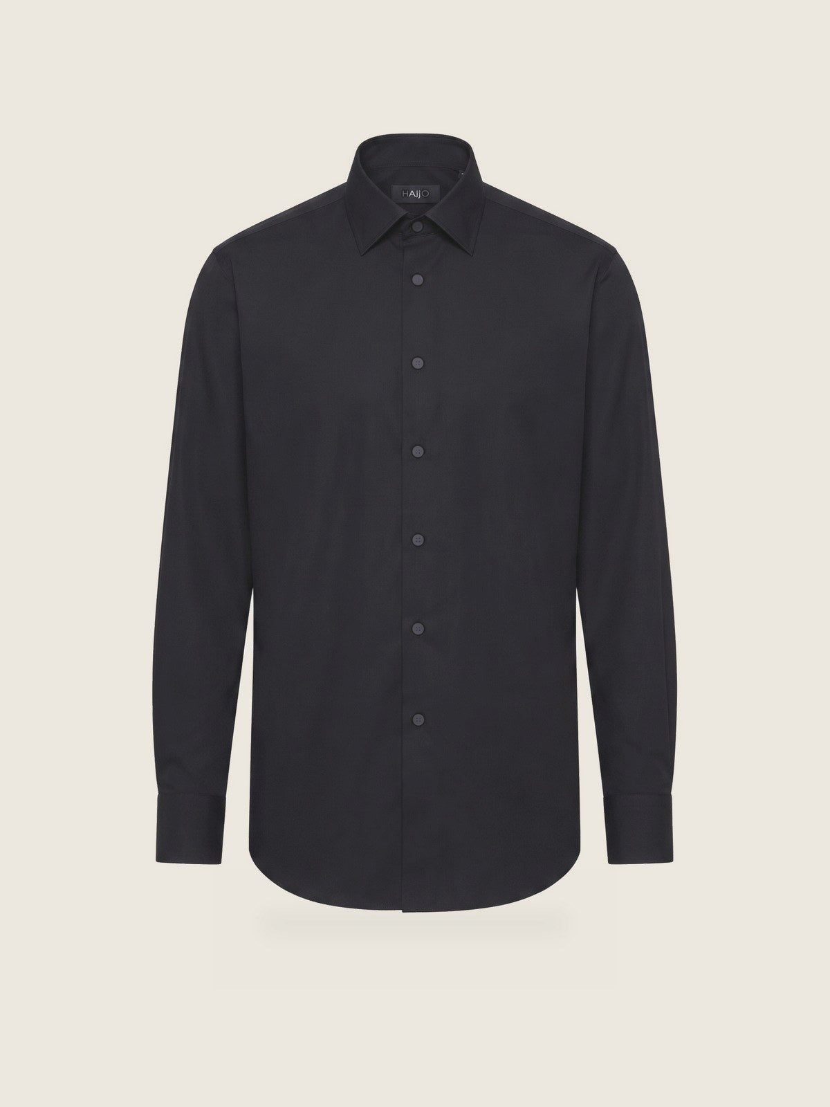 Classic Shirt, Black Comfort, front view on a plain background
