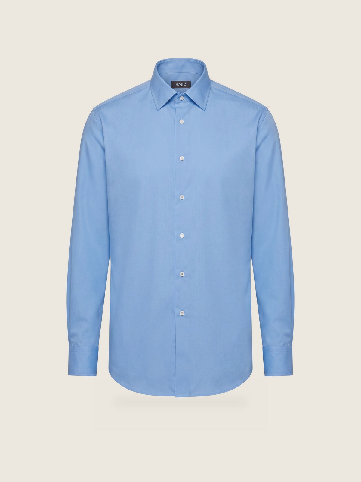 Classic Shirt, Mid Blue, front view on a plain background