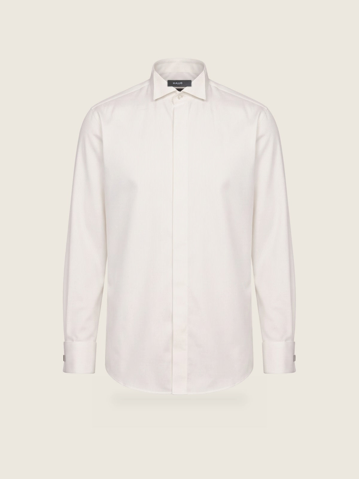 Classic Shirt, Off White Comfort, front view on a plain background