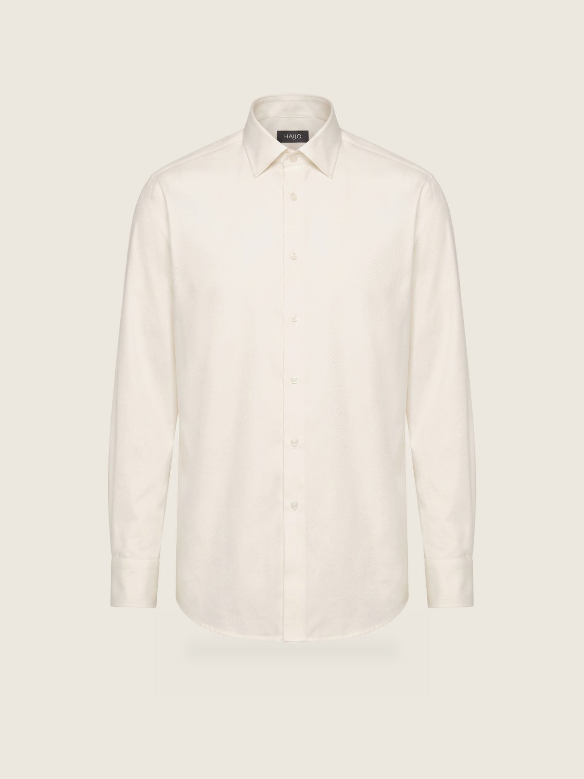 Classic Shirt, Off White Slim, front view on a plain background