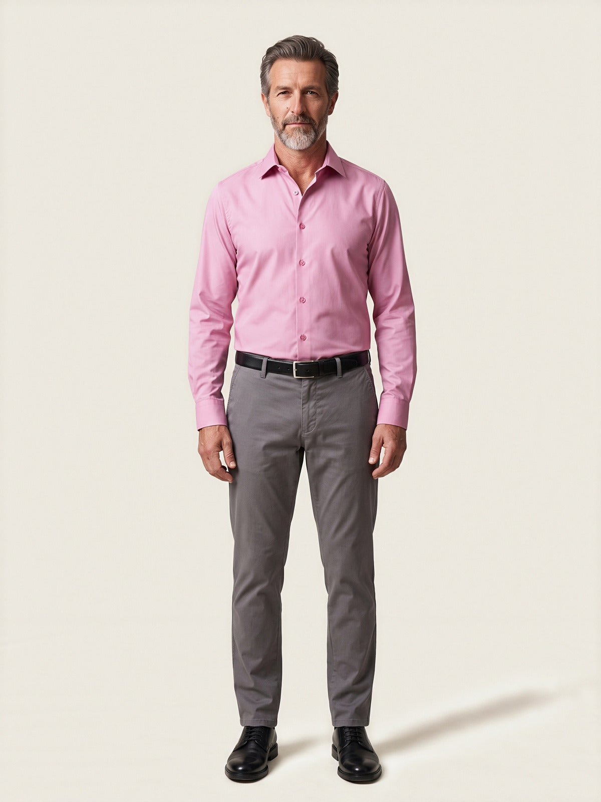 Classic Shirt, Pink, on the model