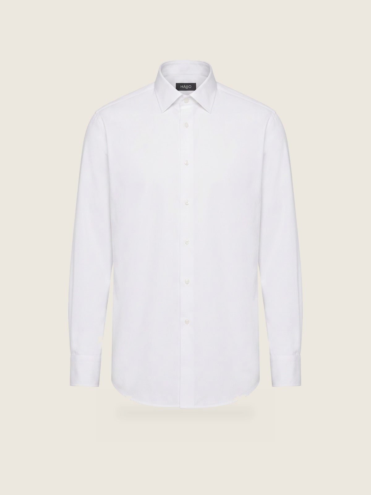 Classic Shirt, White Comfort, front view on a plain background