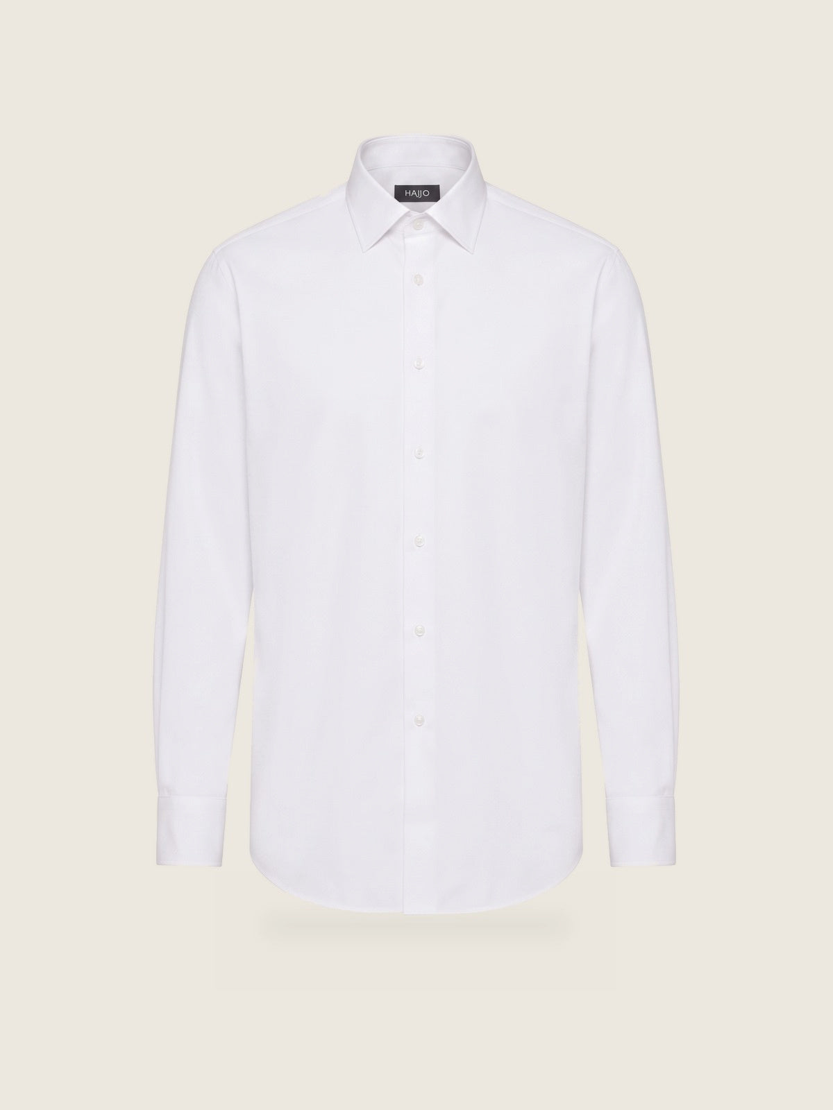 Classic Shirt, White Slim, front view on a plain background