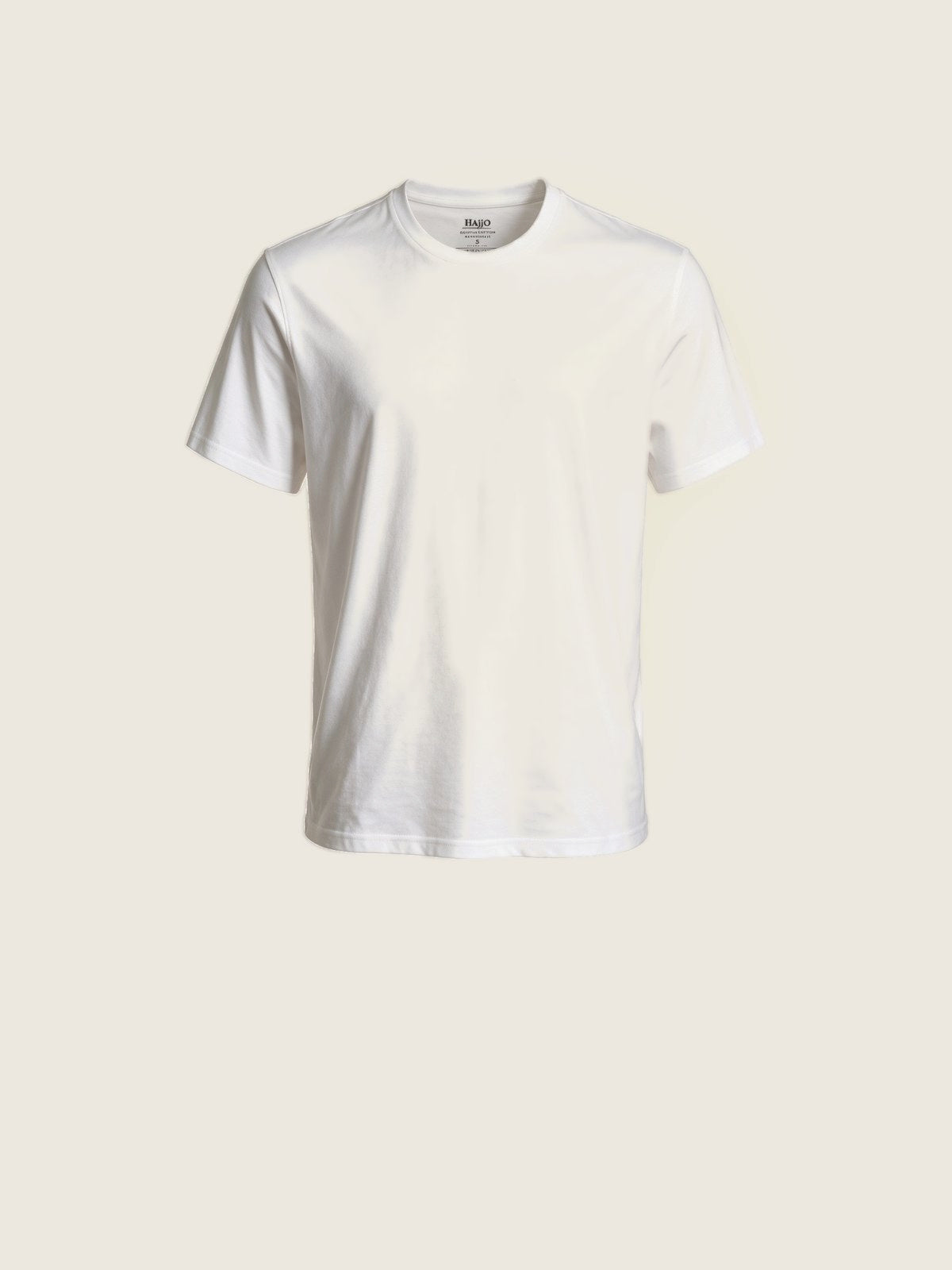Comfort Tee, White, front view on a plain background