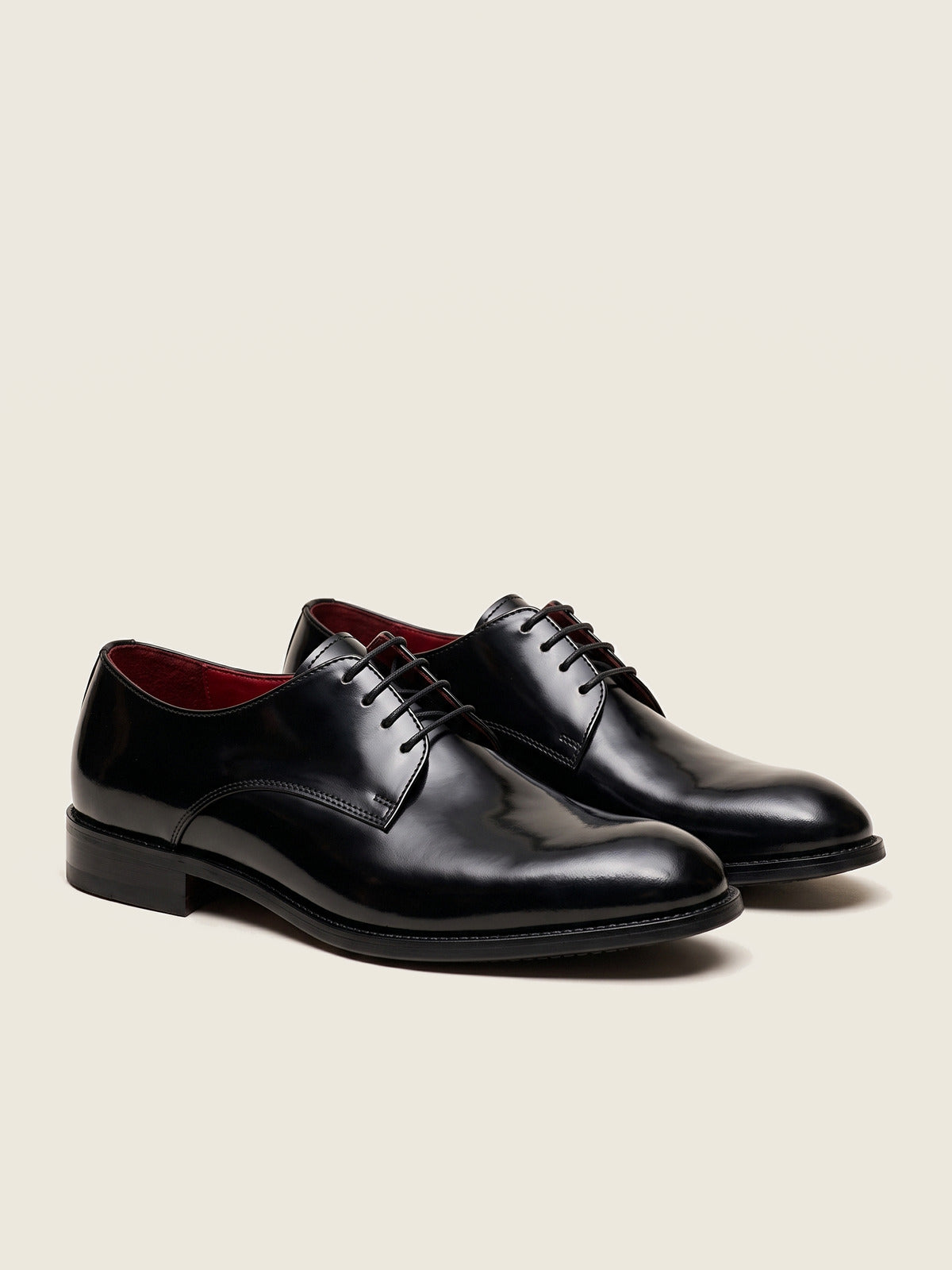 High Shine Derby, Black, the pair