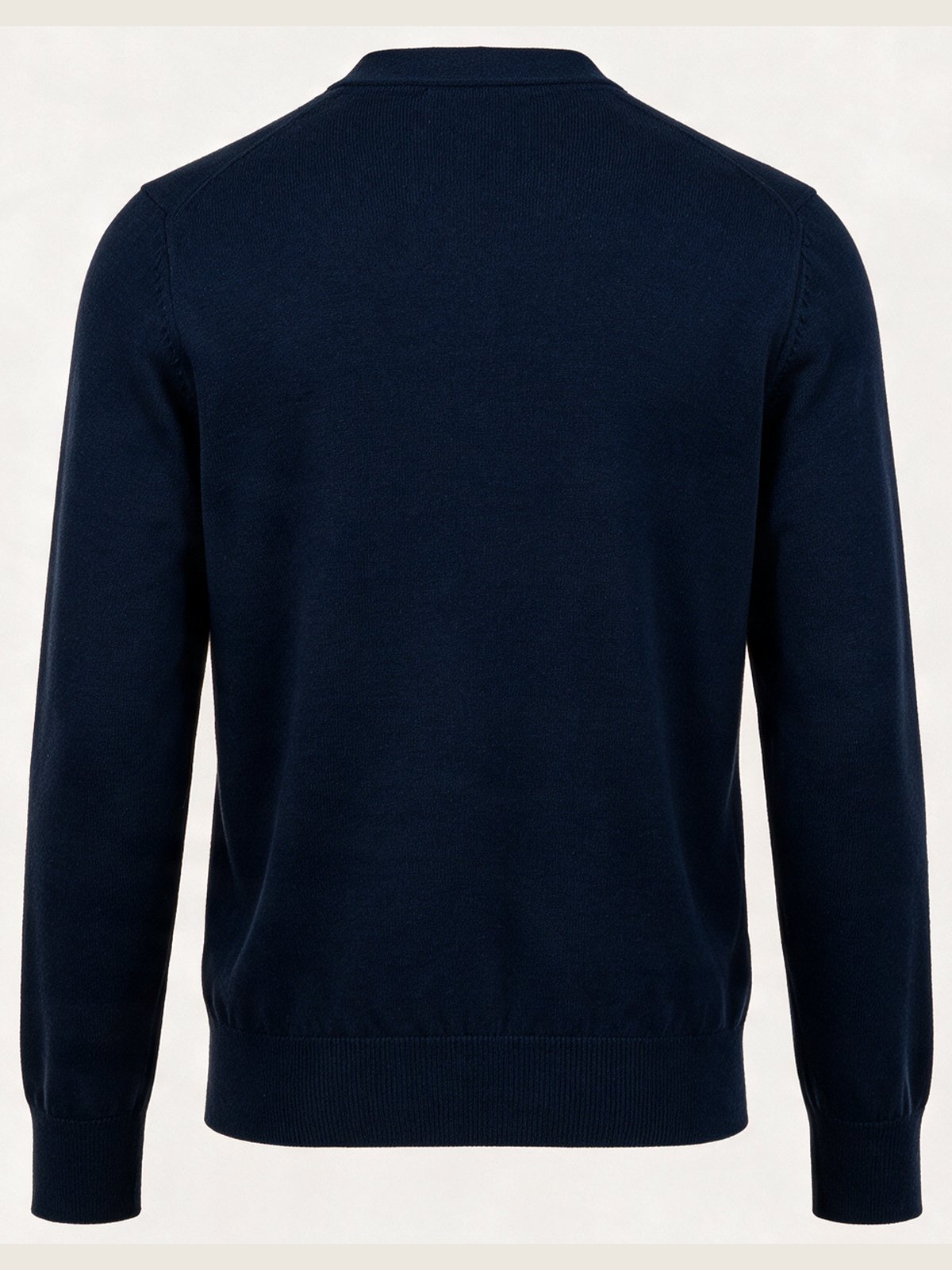 Knit Cardigan, Navy, back view