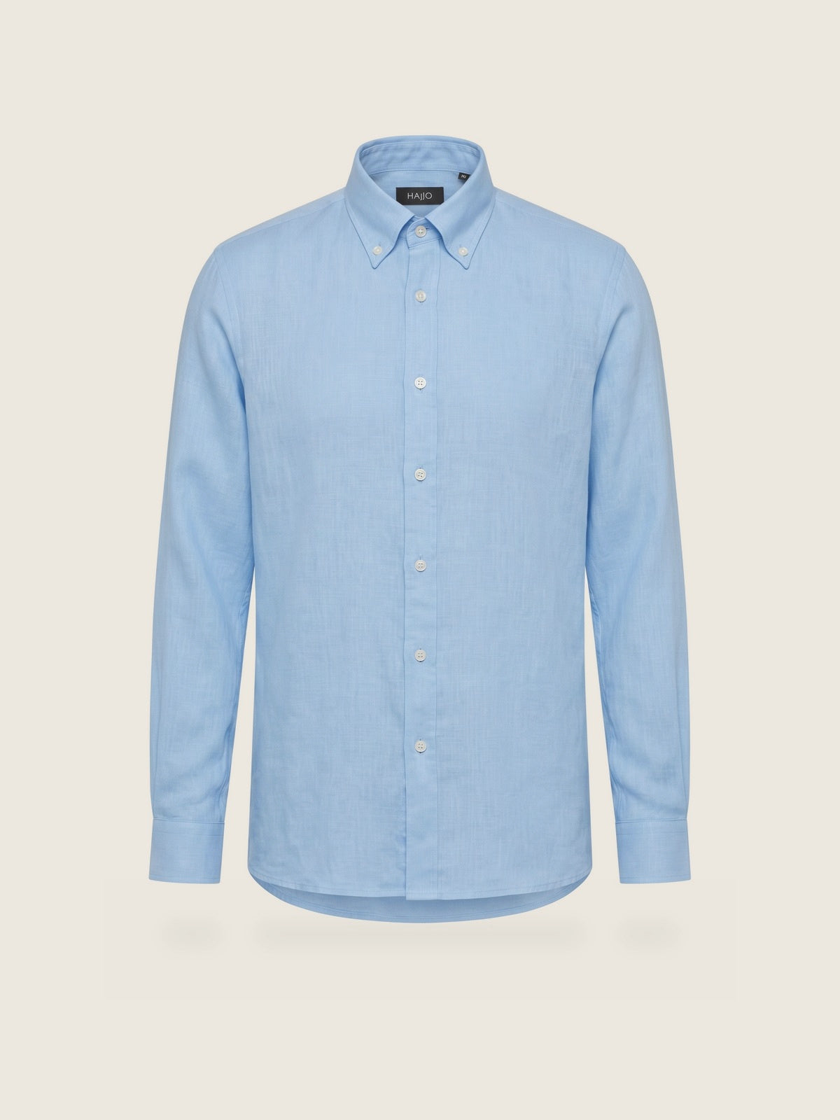 Linen Shirt, Light Sky Blue, front view on a plain background