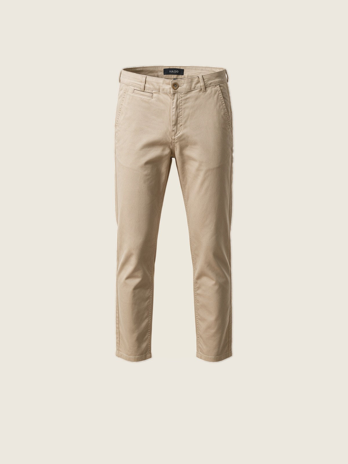 Structured Chino, Beige, front view on a plain background