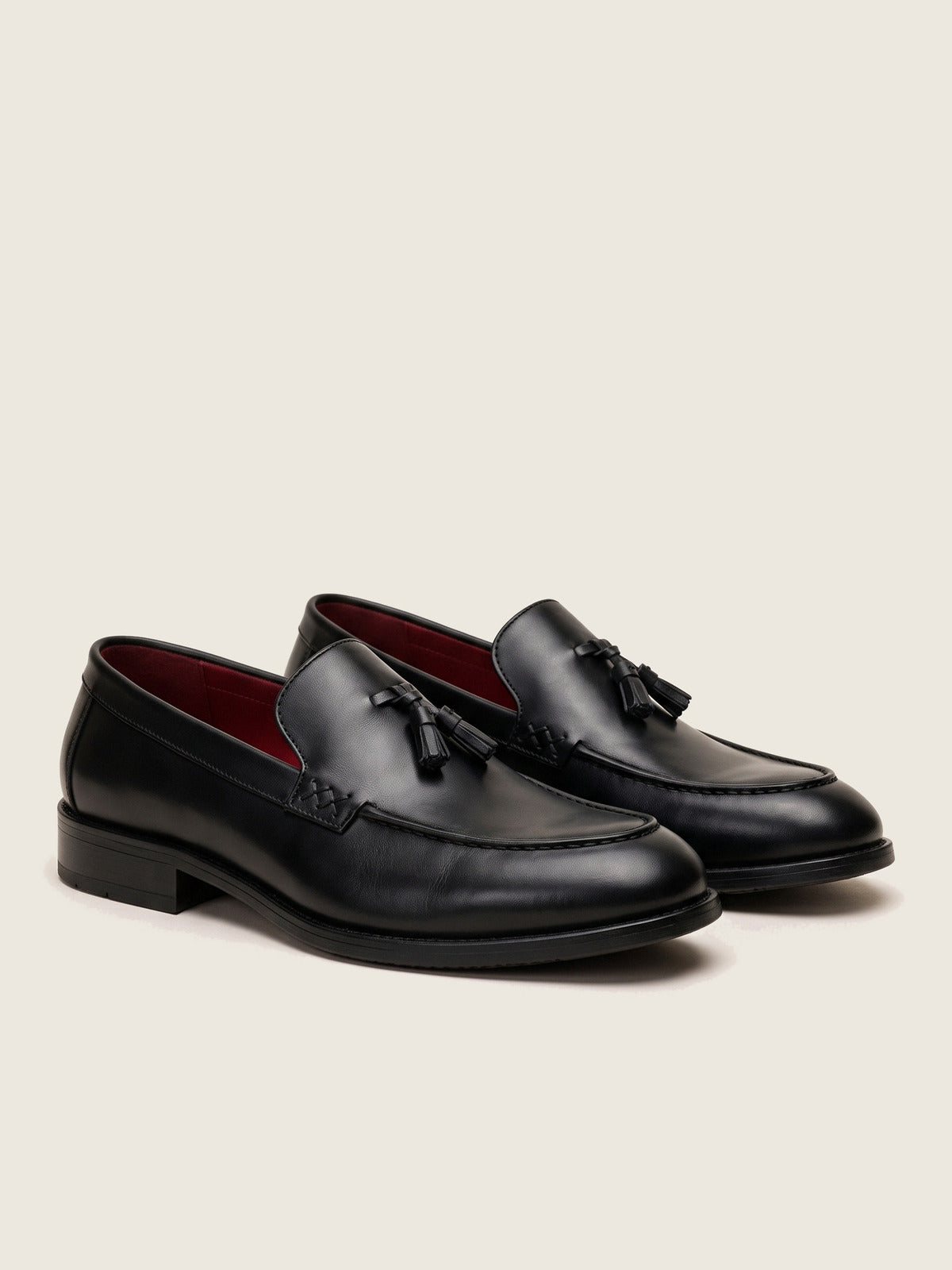 Tassel Loafer, Black, the pair